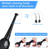 NNEDSZ Electric Ultrasonic Dental Tartar Plaque Calculus Tooth Remover Set Kits Cleaner with LED Screen