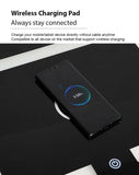 NNEDSZ Smart Bedside Tables Side 3 Drawers Wireless Charging USB Right Hand Nightstand LED Light AU