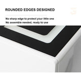NNEDSZ Smart Bedside Tables Side 3 Drawers Wireless Charging USB Right Hand Nightstand LED Light AU