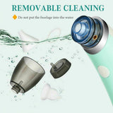 NNEDSZ Baby Nasal Aspirator Electric Safe Hygienic Nose Cleaner Snot Sucker For baby (Green)