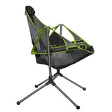 NNEDSZ Camping Chair Foldable Swing Luxury Recliner Relaxation Swinging Comfort Lean Back Outdoor Folding Chair Outdoor Freestyle Portable Folding Rocking Chair Red