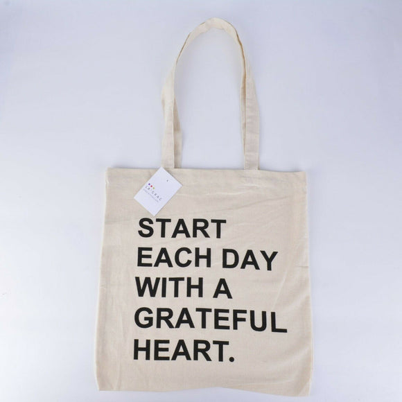 NNEDSZ 4 pcs Recyclable Eco-friendly Tote Canvas Cotton Printed Shopping Bags