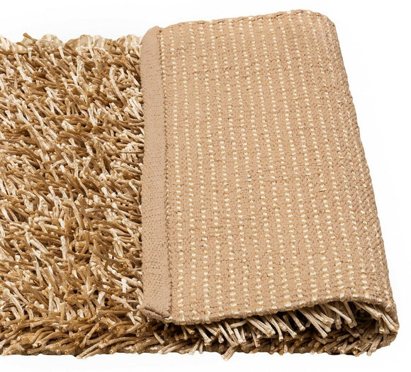 NNEDSZ Luxury High Pile Soft Non Slip Bathmat 50 x 80cm (Cream)