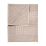 NNEDSZ Microfiber Soft Non Slip Bath Mat Check Design (Taupe)