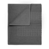 NNEDSZ Microfiber Soft Non Slip Bath Mat Check Design (Anthrazit)