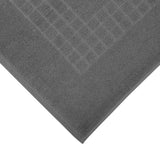 NNEDSZ Microfiber Soft Non Slip Bath Mat Check Design (Anthrazit)