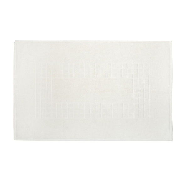 NNEDSZ Microfiber Soft Non Slip Bath Mat Check Design (Cream)