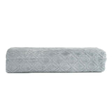 NNEDSZ Premium Velour Diamond Design Jacquard Bath Towel (Grey)