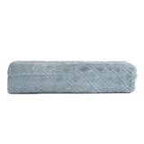 NNEDSZ Premium Velour Diamond Design Jacquard Bath Towel (Blue)