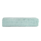 NNEDSZ Premium Velour Diamond Design Jacquard Bath Towel (Aqua)