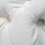 NNEDSZ Elsa Tufted Ottoman Beach Boucle White-Rectangular