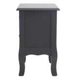 NNEDSZ French Bedside Table Nightstand Grey Set of 2