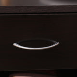 NNEDSZ Bedside Table Nightstand with Drawer Set of 2 Brown