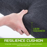 NNEDSZ Black (Charcoal) French Provincial Dining Chair Amour Oak Leg