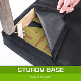 NNEDSZ Black (Charcoal) French Provincial Dining Chair Amour Oak Leg