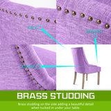 NNEDSZ Violet French Provincial Dining Chair Amour Oak Leg