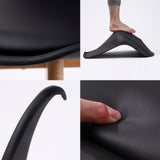 NNEDSZ 2 Set Blue Retro Dining Cafe Chair Padded Seat
