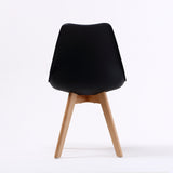 NNEDSZ 2 Set Blue Retro Dining Cafe Chair Padded Seat