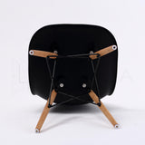 NNEDSZ 4 Set Black Retro Dining Cafe Chair DSW PP