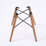 NNEDSZ 4 Set Black Retro Dining Cafe Chair DSW PP