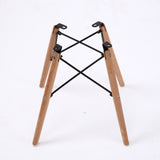 NNEDSZ 2 Set Grey Retro Dining Cafe Chair DSW Fabric
