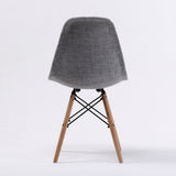 NNEDSZ 4 Set Grey Retro Dining Cafe Chair DSW Fabric