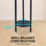 NNEDSZ 100cm Black Plant Stand Planter Shelf Rack 5 Tier Steel