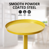 NNEDSZ 122cm Gold Plant Stand Planter Shelf Rack 5 Tier Steel