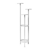 NNEDSZ 122cm White Plant Stand Planter Shelf Rack 5 Tier Steel