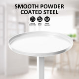 NNEDSZ 122cm White Plant Stand Planter Shelf Rack 5 Tier Steel