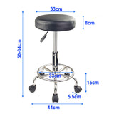 NNEDSZ Forever Beauty Black Salon Barber Stool Swivel Round Type