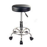 NNEDSZ Forever Beauty 2 Set Black Salon Barber Stool Swivel Round Type