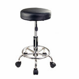 NNEDSZ Forever Beauty 4 Set Black Salon Barber Stool Swivel Round Type