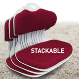 NNEDSZ Red Slender Chair Posture Correction Seat Floor Lounge Stackable