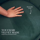 NNEDSZ Shell Scallop Green Armchair Lounge Chair Accent Velvet