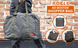 NNEDSZ Khaki Shopper Bag Travel Duffle Bag Foldable Laptop Luggage KO-BOSTON