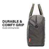NNEDSZ Khaki Shopper Bag Travel Duffle Bag Foldable Laptop Luggage KO-BOSTON