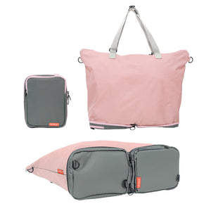 NNEDSZ Pink Shopper Bag Tote Bag Foldable Travel Laptop Grocery KO-DUAL