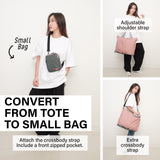 NNEDSZ Pink Shopper Bag Tote Bag Foldable Travel Laptop Grocery KO-DUAL