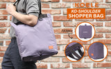 NNEDSZ Purple Shopper Bag Tote Bag Foldable Travel Laptop Grocery KO-SHOULDER