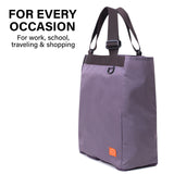 NNEDSZ Purple Shopper Bag Tote Bag Foldable Travel Laptop Grocery KO-SHOULDER