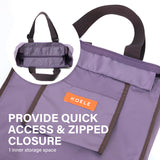 NNEDSZ Purple Shopper Bag Tote Bag Foldable Travel Laptop Grocery KO-SHOULDER