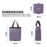 NNEDSZ Purple Shopper Bag Tote Bag Foldable Travel Laptop Grocery KO-SHOULDER