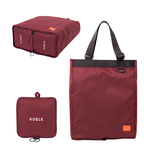 NNEDSZ Wine Shopper Bag Tote Bag Foldable Travel Laptop Grocery KO-SHOULDER
