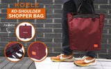 NNEDSZ Wine Shopper Bag Tote Bag Foldable Travel Laptop Grocery KO-SHOULDER