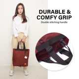 NNEDSZ Wine Shopper Bag Tote Bag Foldable Travel Laptop Grocery KO-SHOULDER