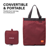NNEDSZ Wine Shopper Bag Tote Bag Foldable Travel Laptop Grocery KO-SHOULDER