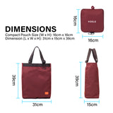 NNEDSZ Wine Shopper Bag Tote Bag Foldable Travel Laptop Grocery KO-SHOULDER