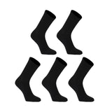 NNEDSZ 5 Pack Small Black 3D Seamless Crew Socks Slim Breathable