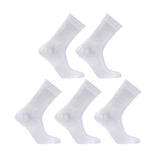 NNEDSZ 5 Pack Small White 3D Seamless Crew Socks Slim Breathable